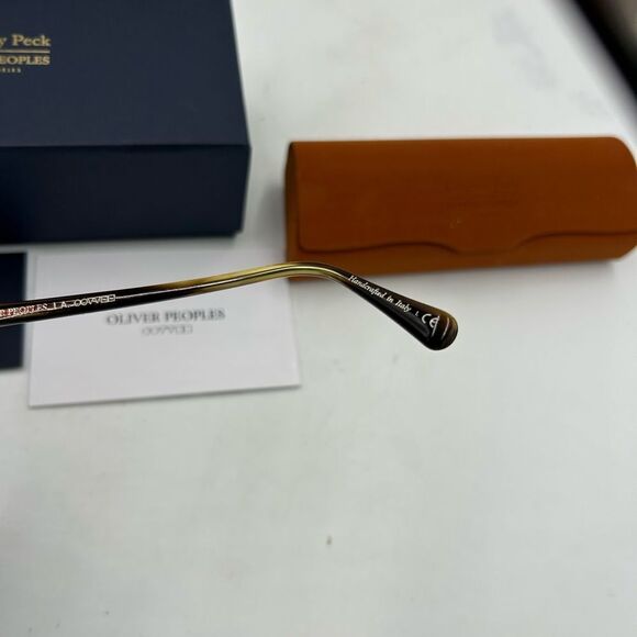 Unisex Gucci, Oliver Peoples Gregory Peck collaboration eyeglasses made in Italy - Picture 7 of 14